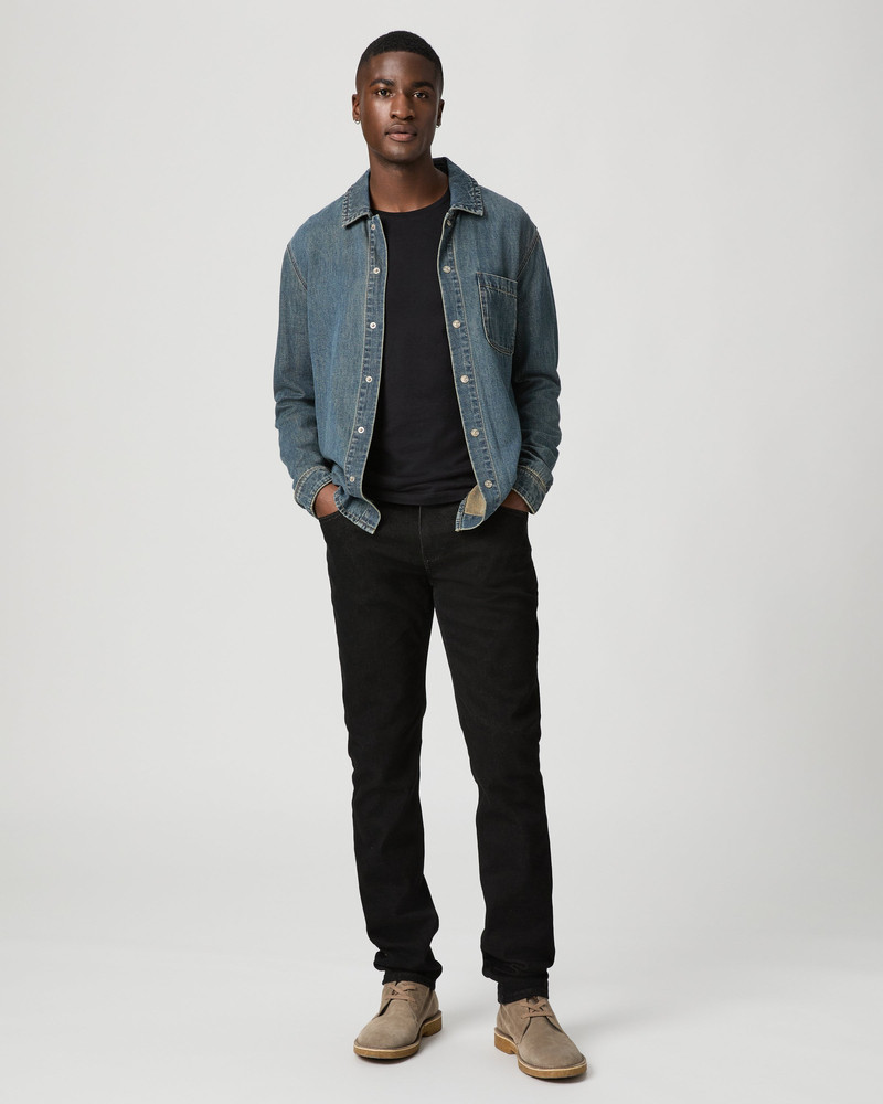 PAIGE Transcend Vintage Federal 34" Slim Straight Jean outlook
