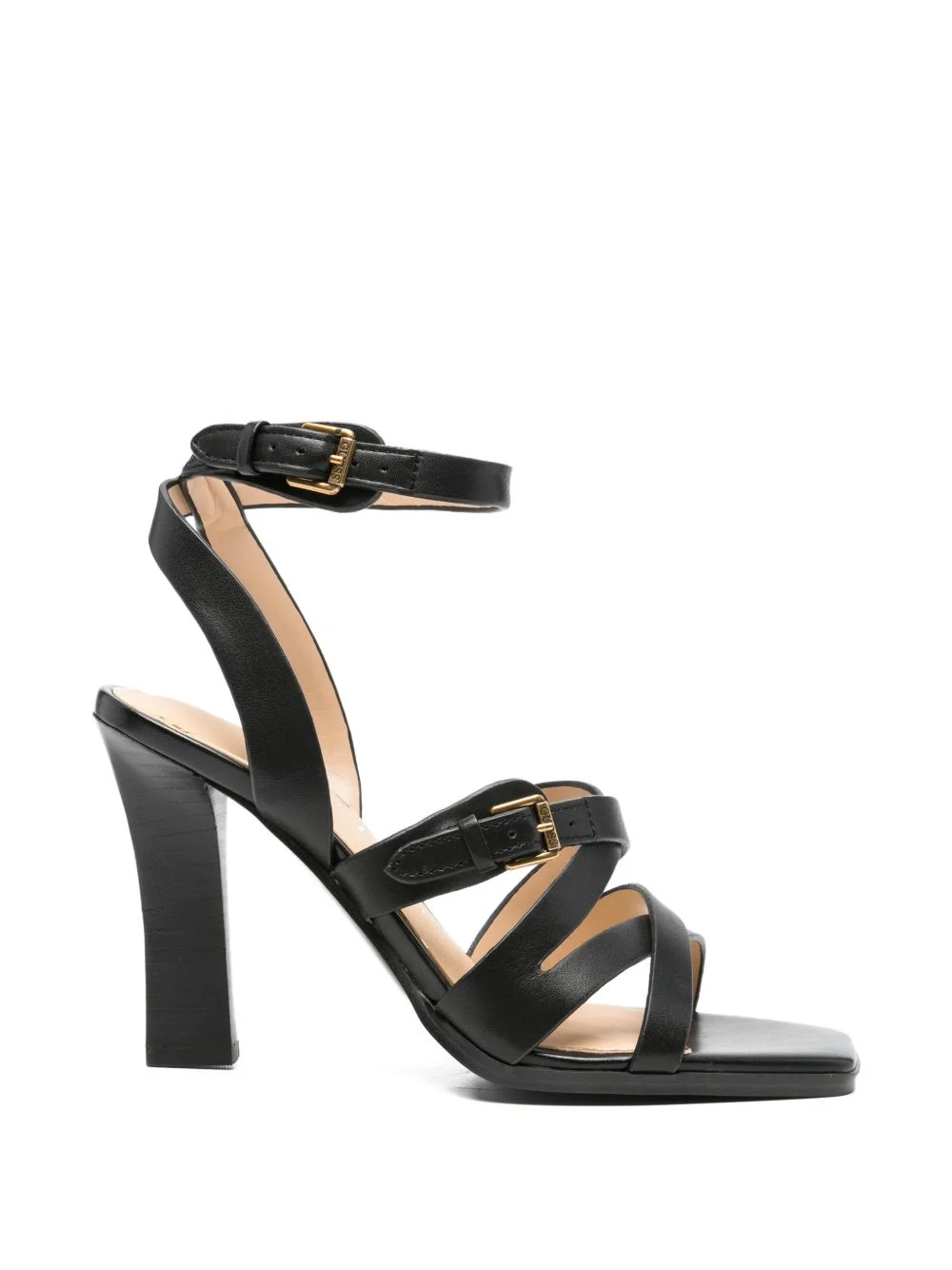 strappy buckle sandals - 1