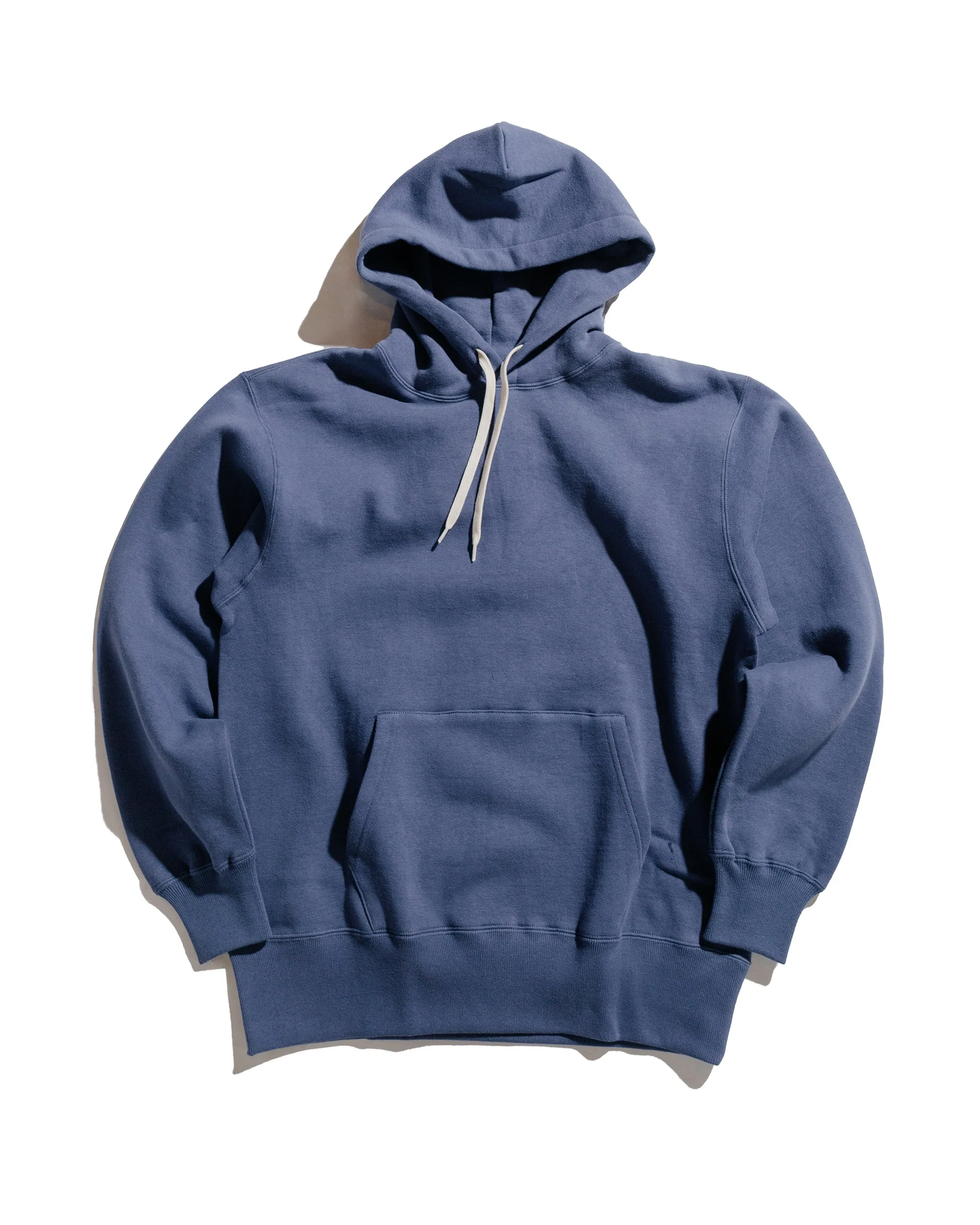 The Real McCoy’s MC24114 10 Oz. Loopwheel Hooded Sweatshirt MQ Navy - 1