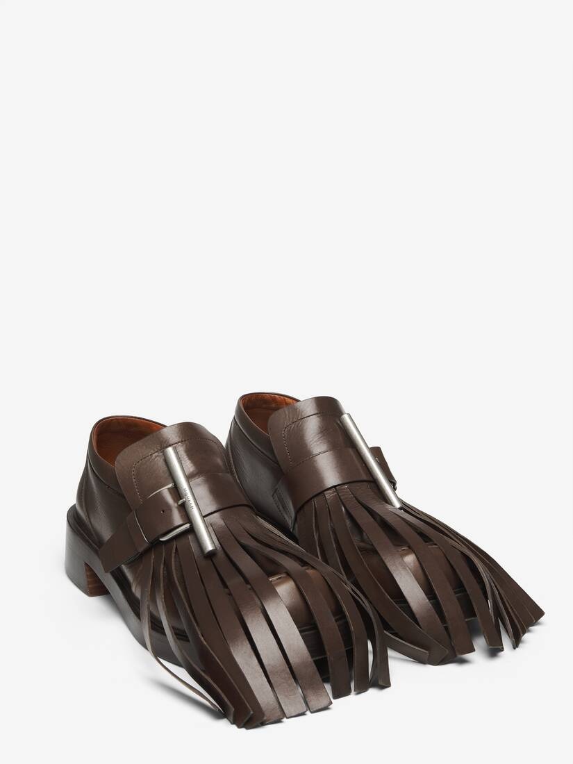 Cross-bar Fringe Loafer - 3