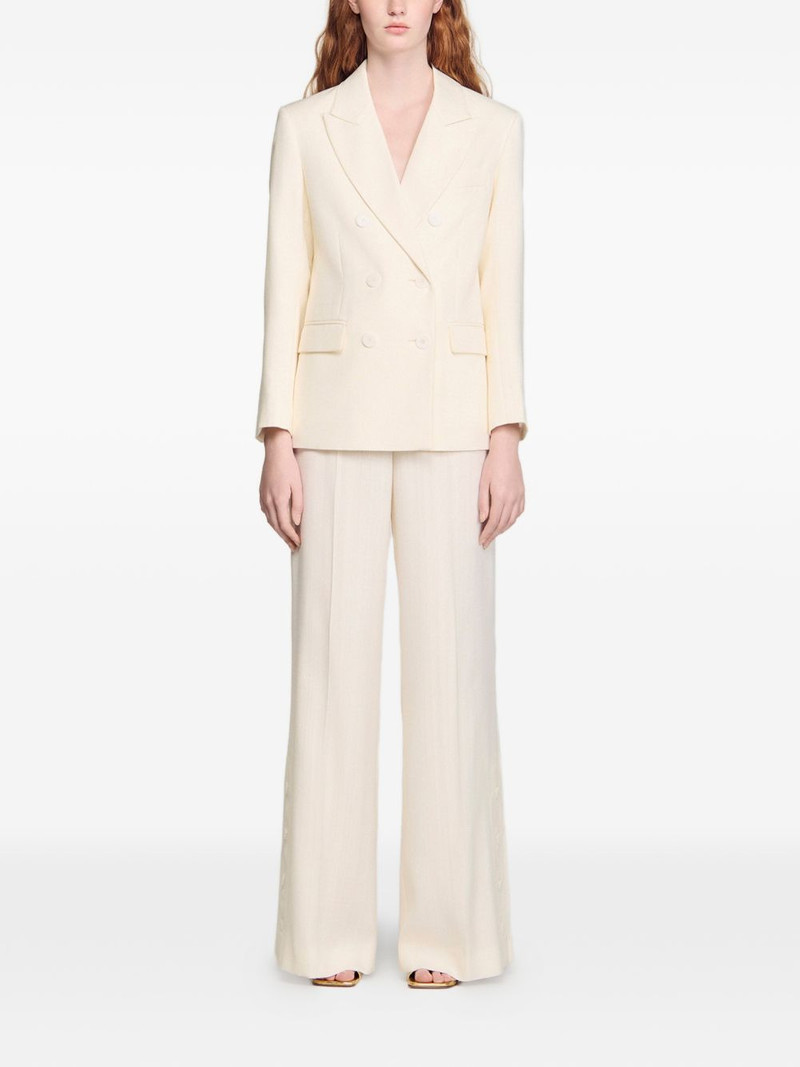 Sandro double-breasted blazer outlook