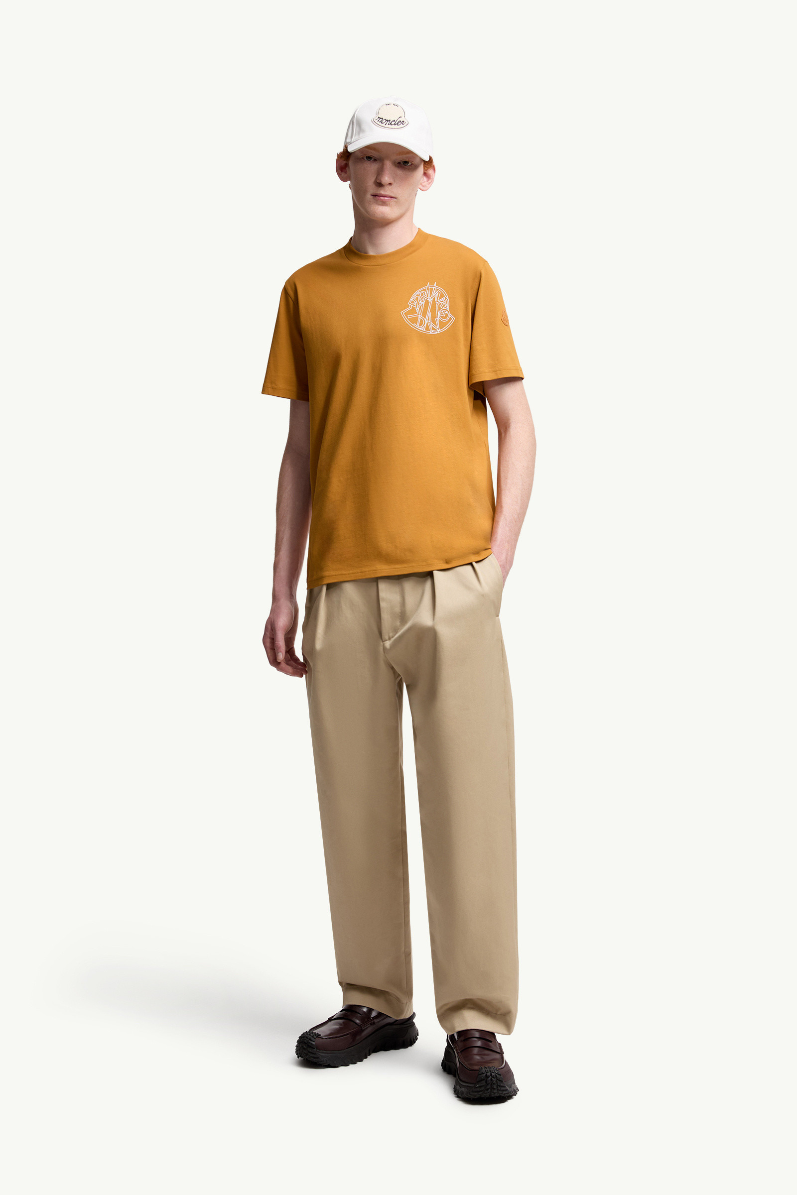 Overlapped Logo Cotton T-Shirt - 2