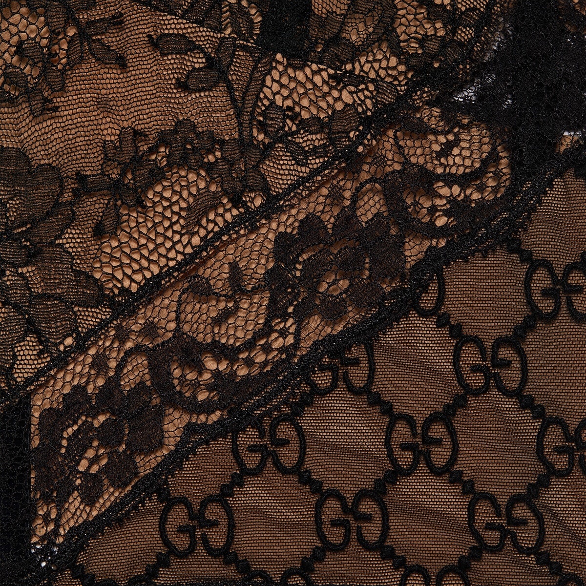 GG lace top - 4