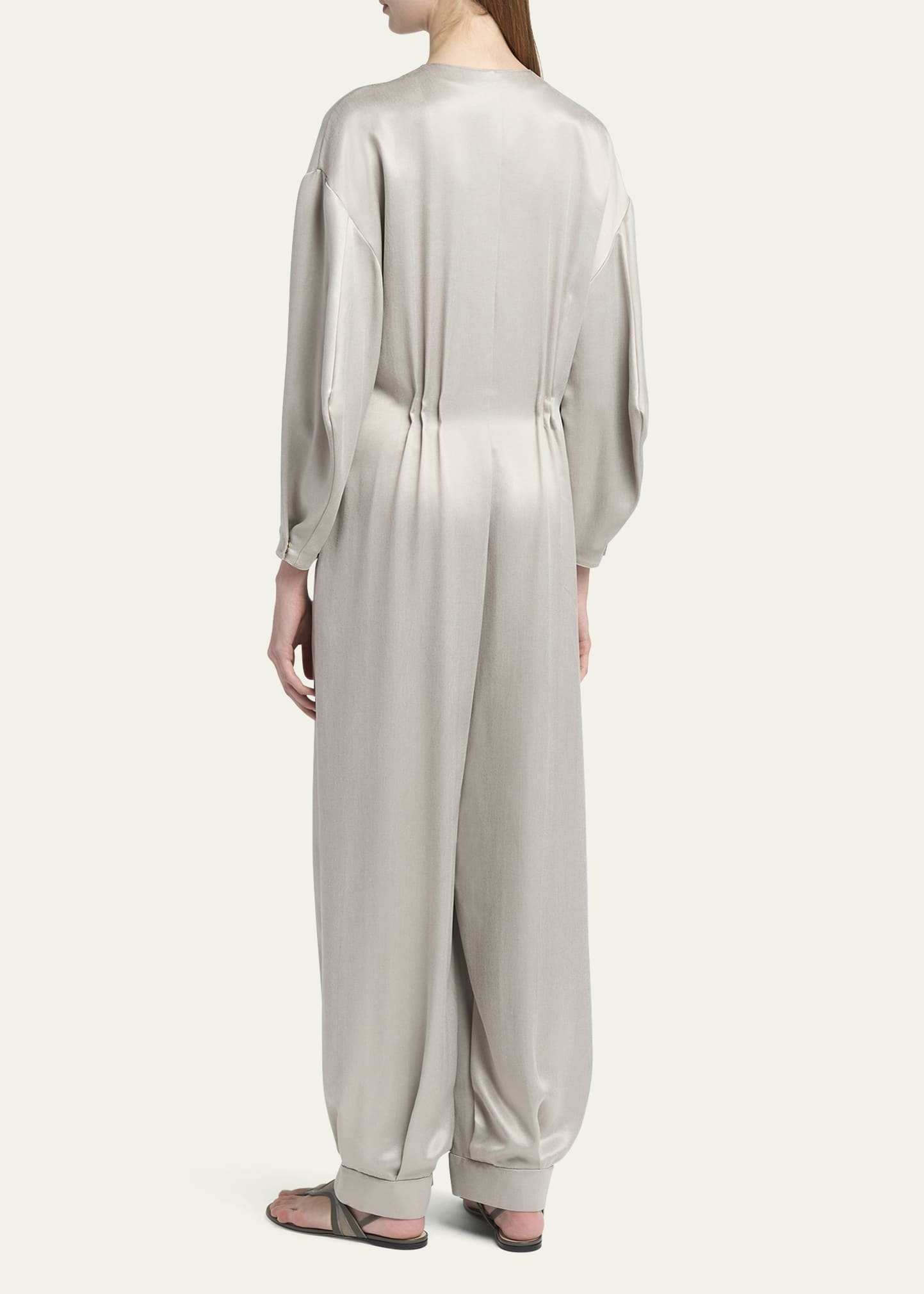 Loose Long Sleeve Jumpsuit - 3