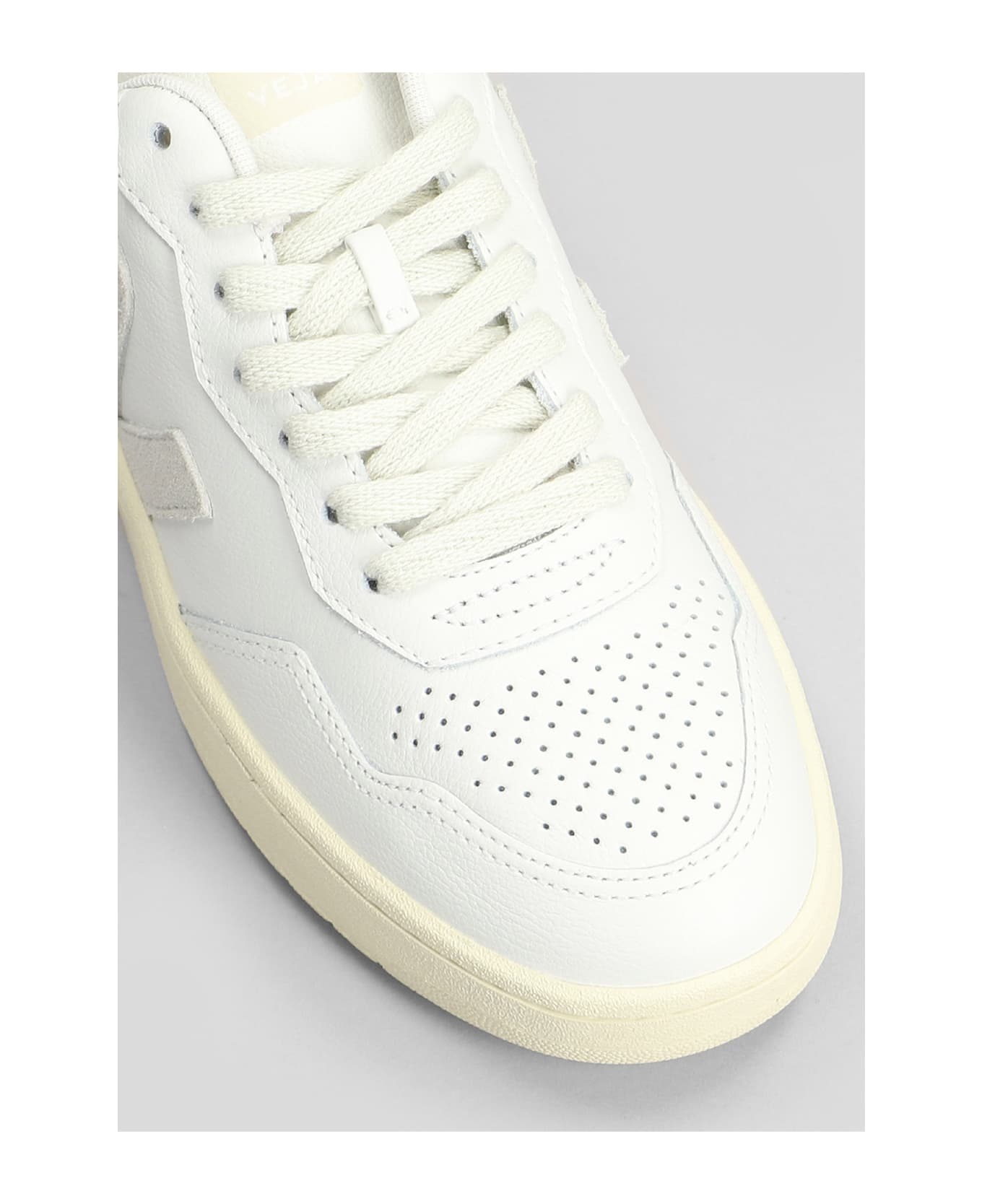 V-90 Sneakers In White Leather - 5