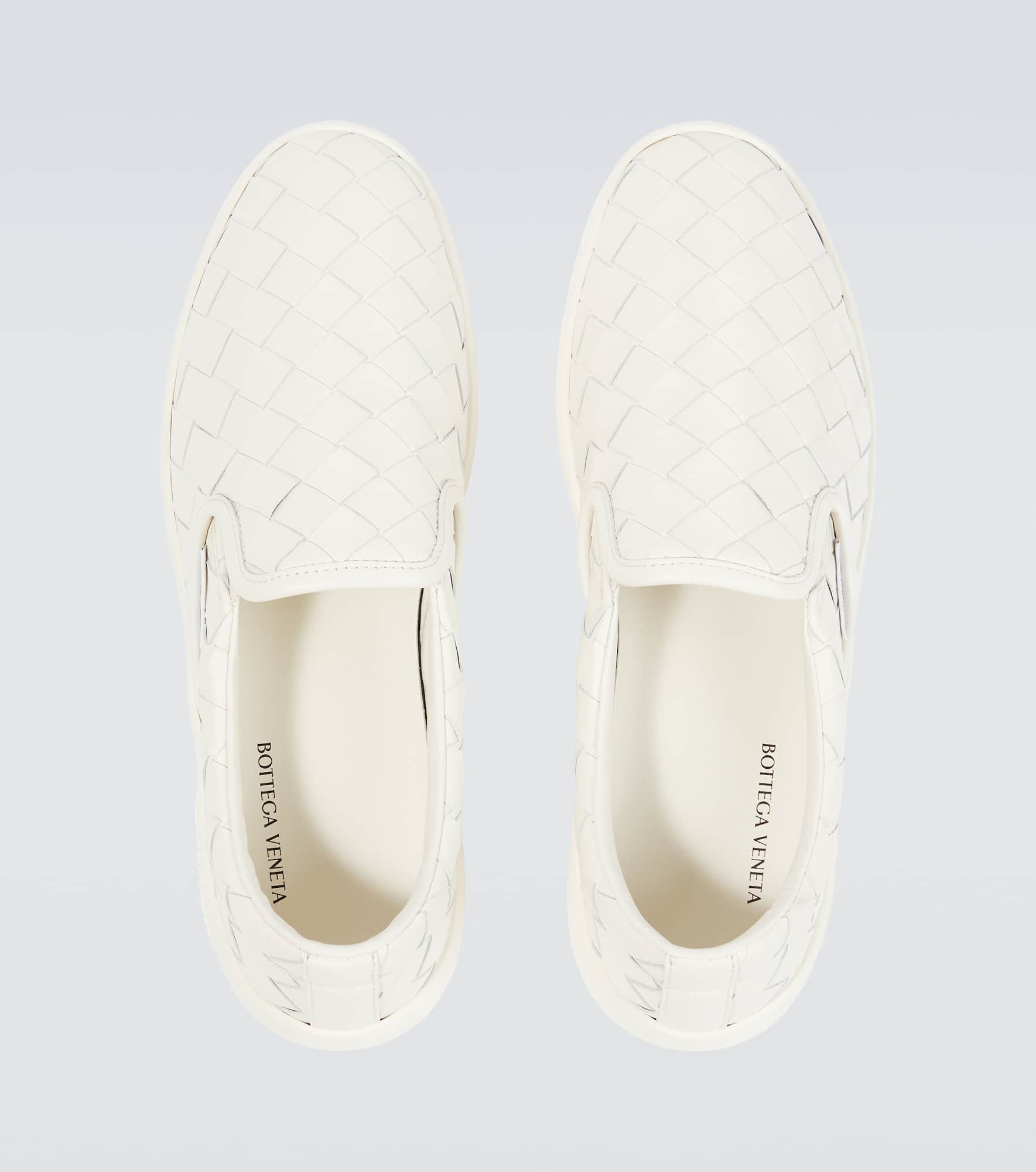 Sawyer leather slip-on sneakers - 4