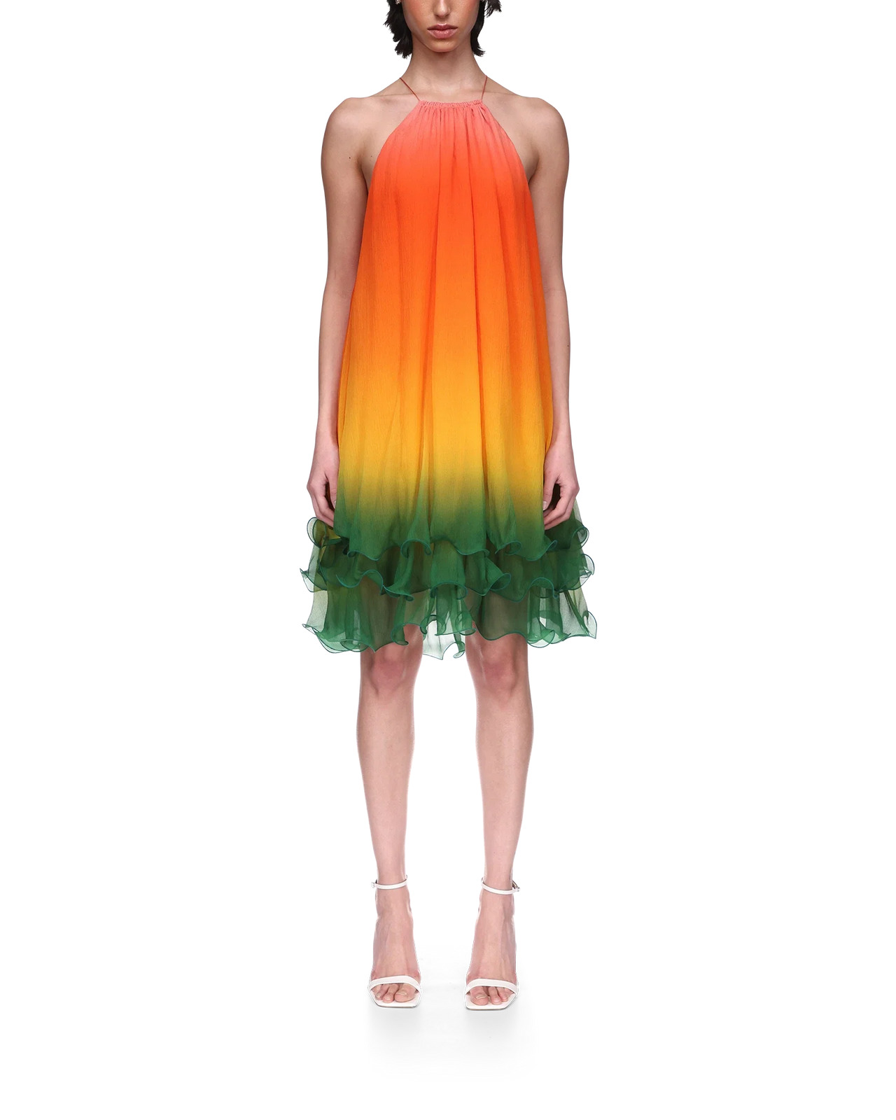 Rainbow Gradient Cocktail Dress - 2