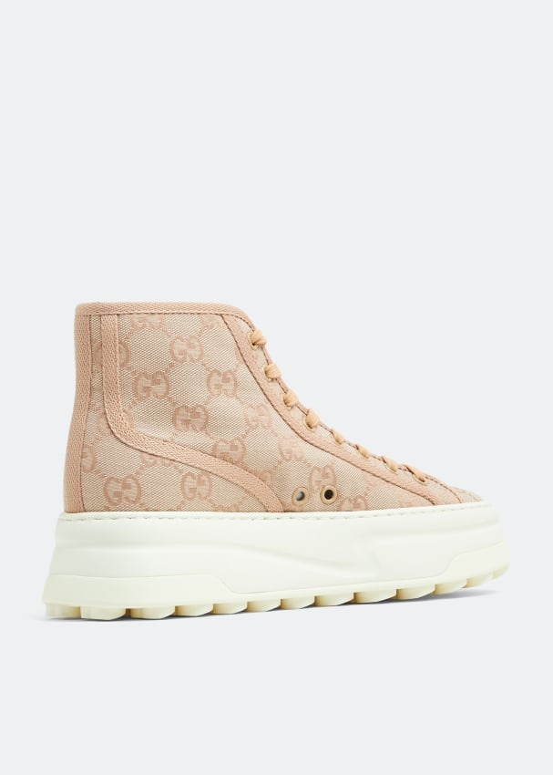 Gucci GG High Top Canvas Sneakers - 2