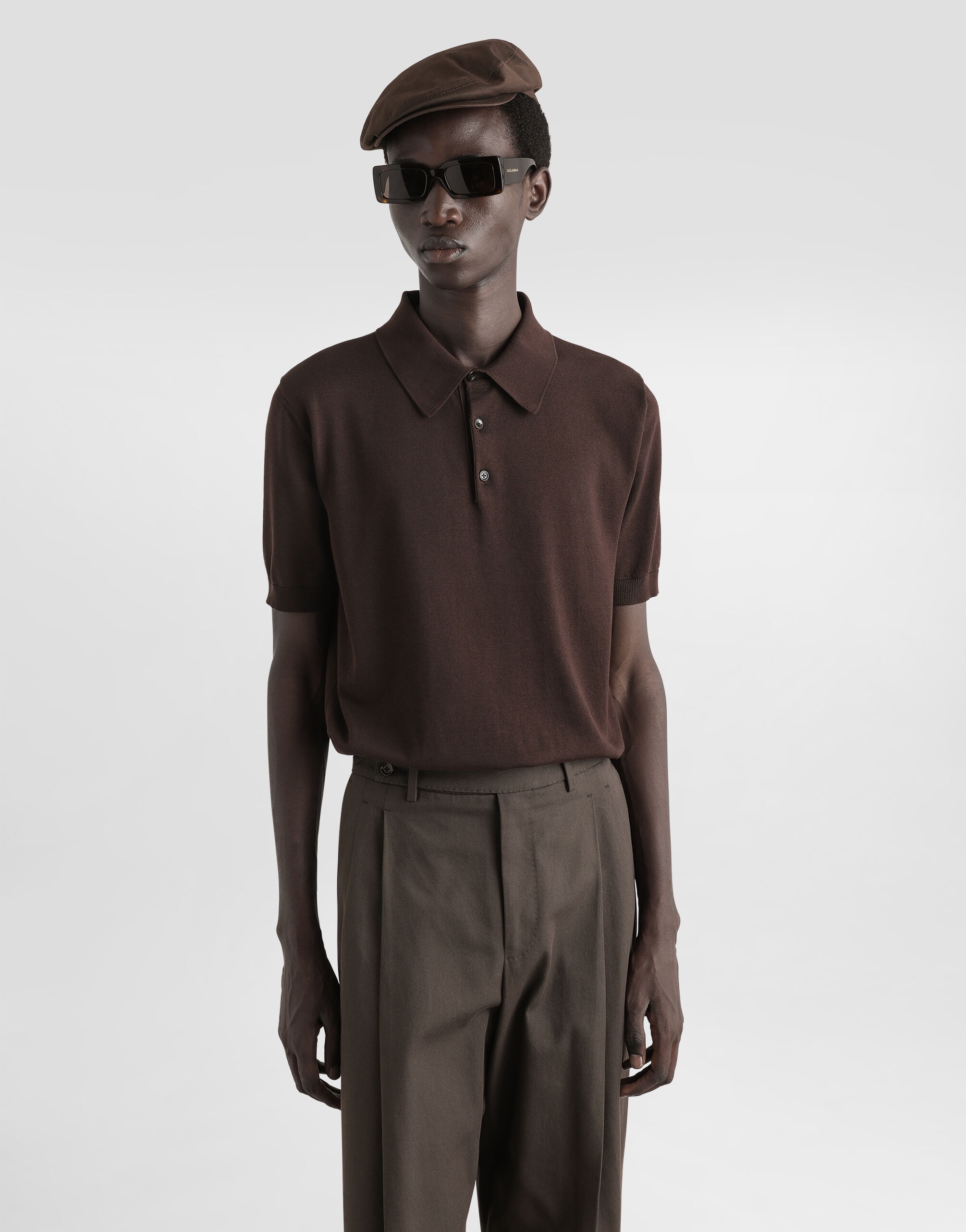 Short-sleeved cotton polo-shirt - 4