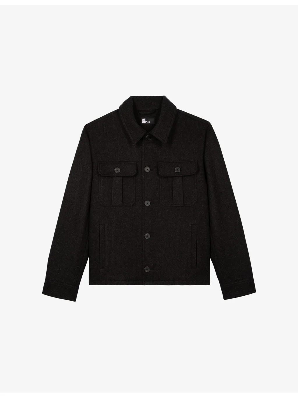 Chest-Pocket Wool-Blend Jacket - 1