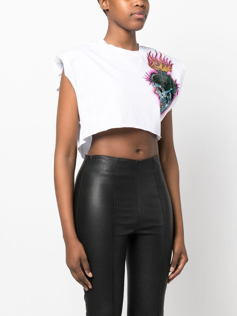 Love Tattoo cropped T-shirt 4