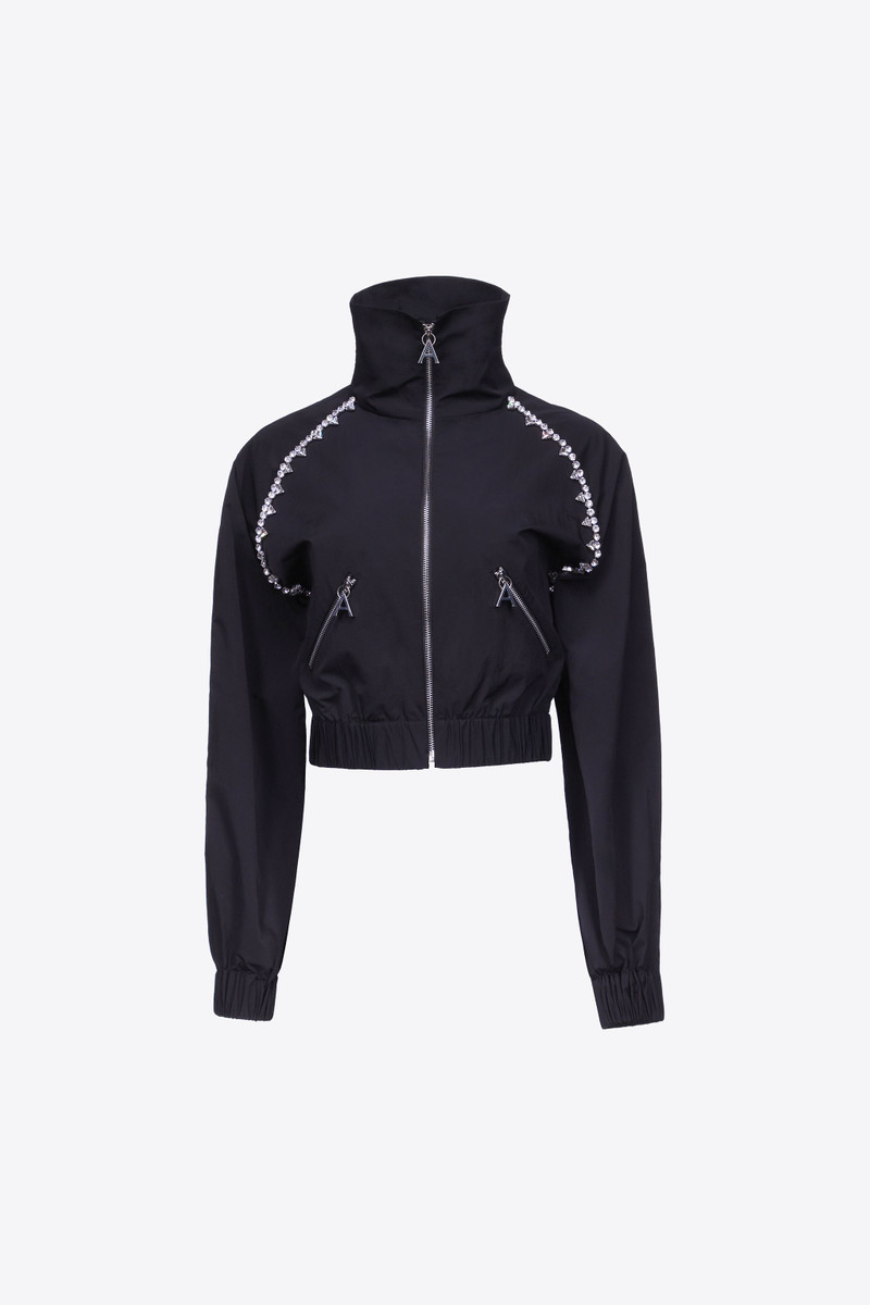 CRYSTAL TRIM TRACK JACKET 1