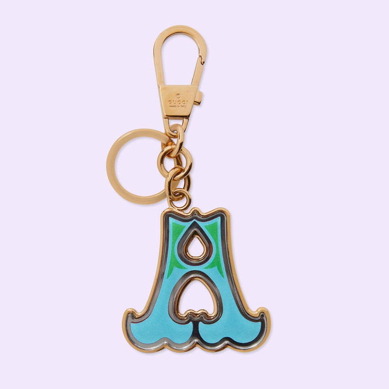 Letter A Plexiglas keychain 1