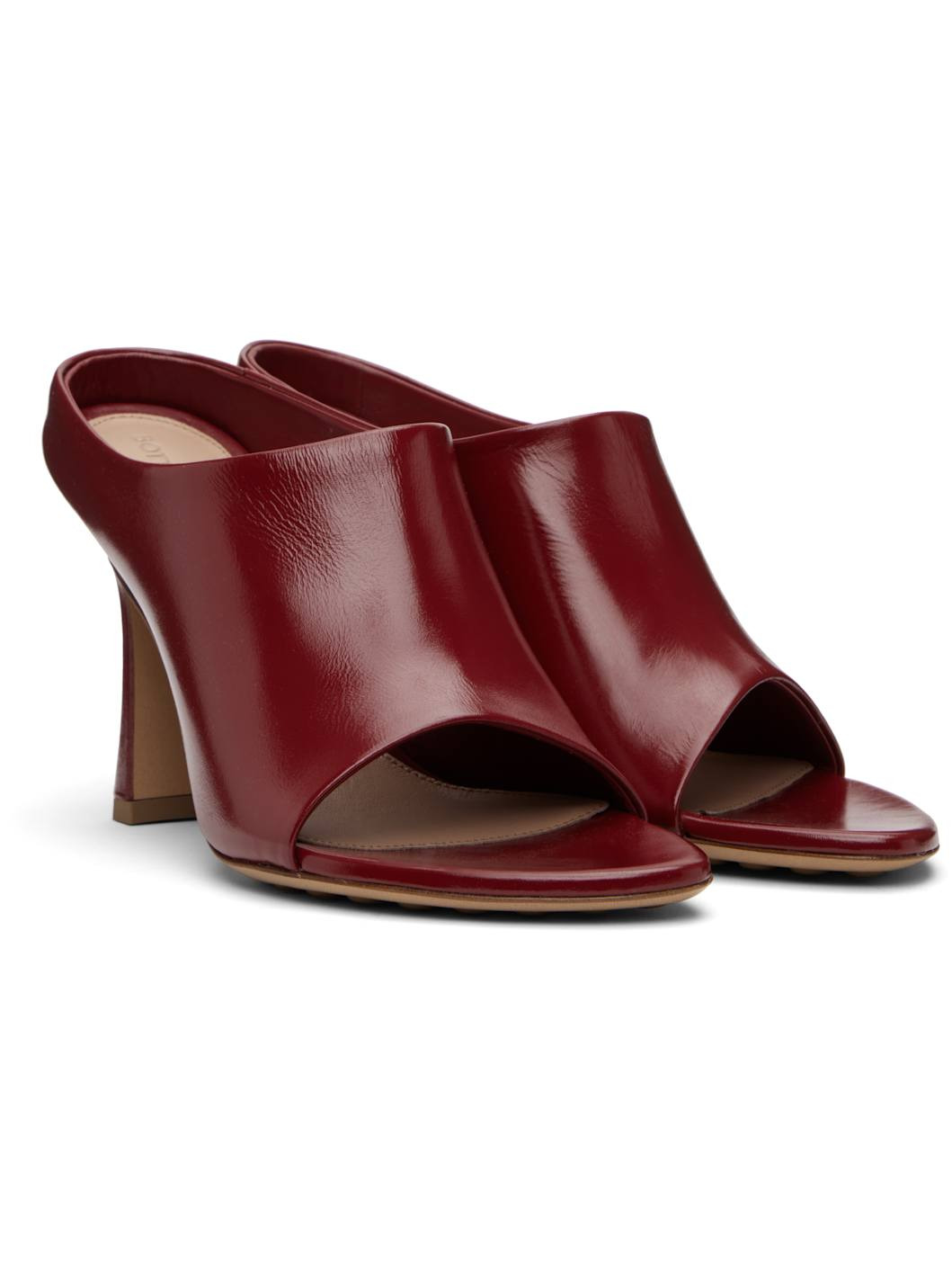 Red Rana Mule Heeled Sandals - 4