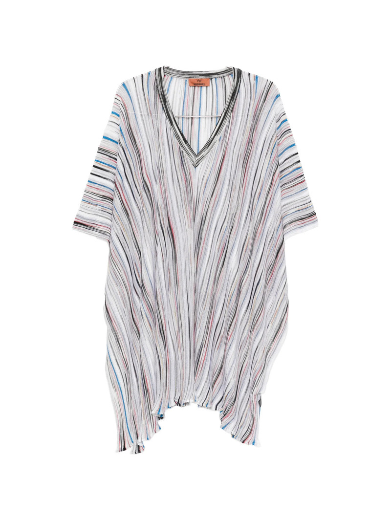 Missoni Striped V-neck Poncho 1