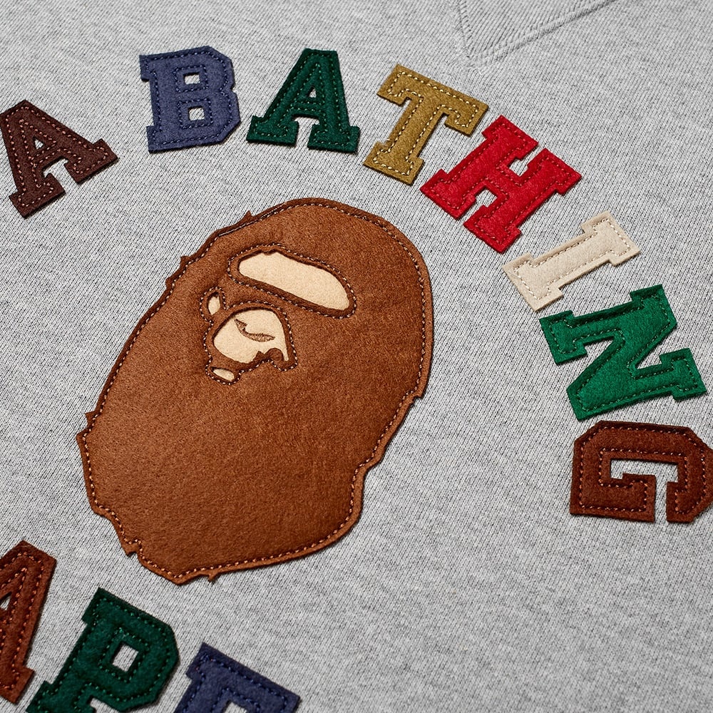 A Bathing Ape College Applique Relaxed Crew Sweat - 2