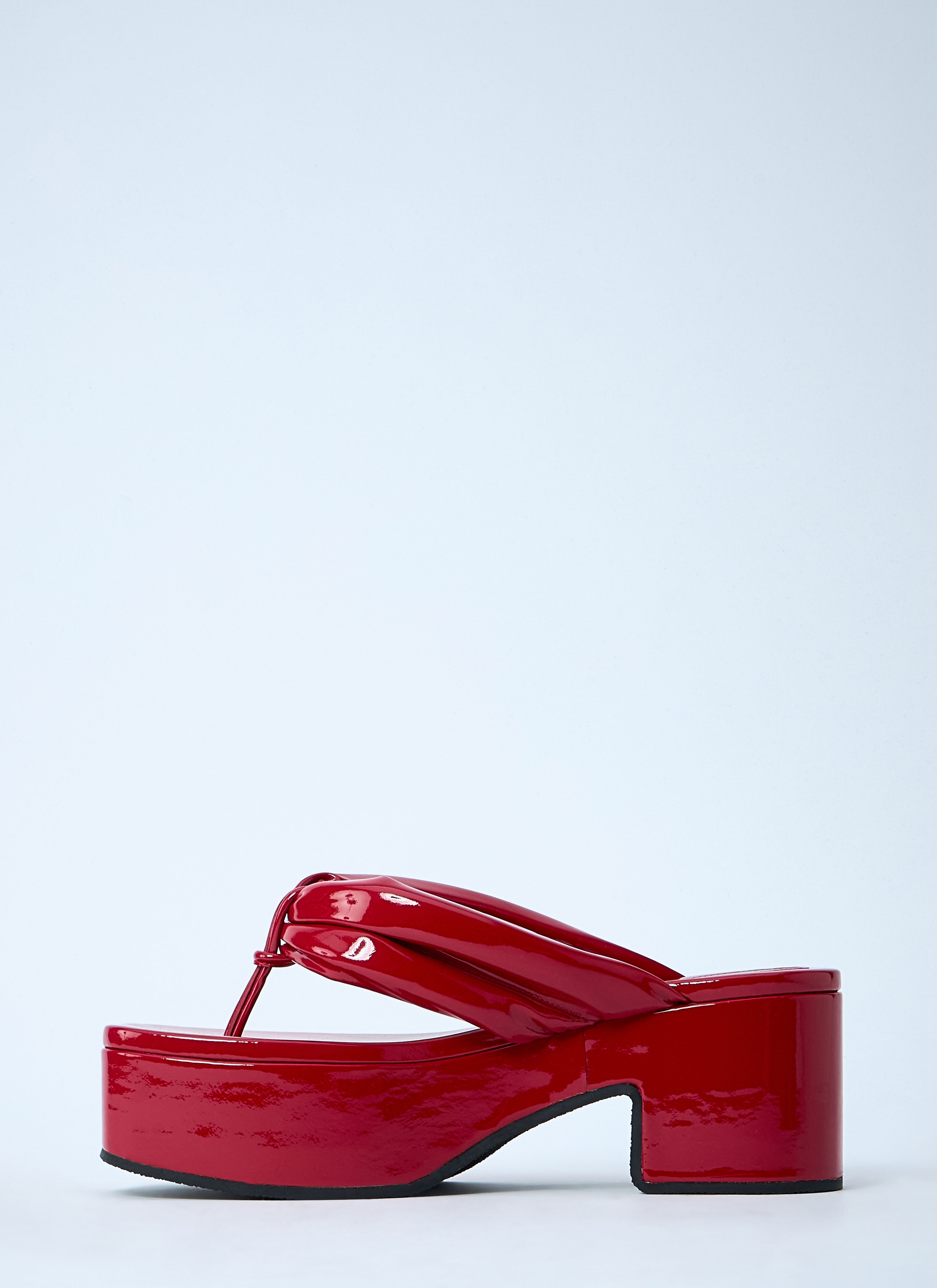 High-Shine Heeled Sandals - 4