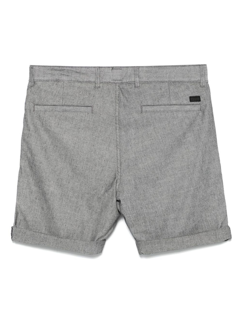 BOSS mélange-effect chino shorts outlook