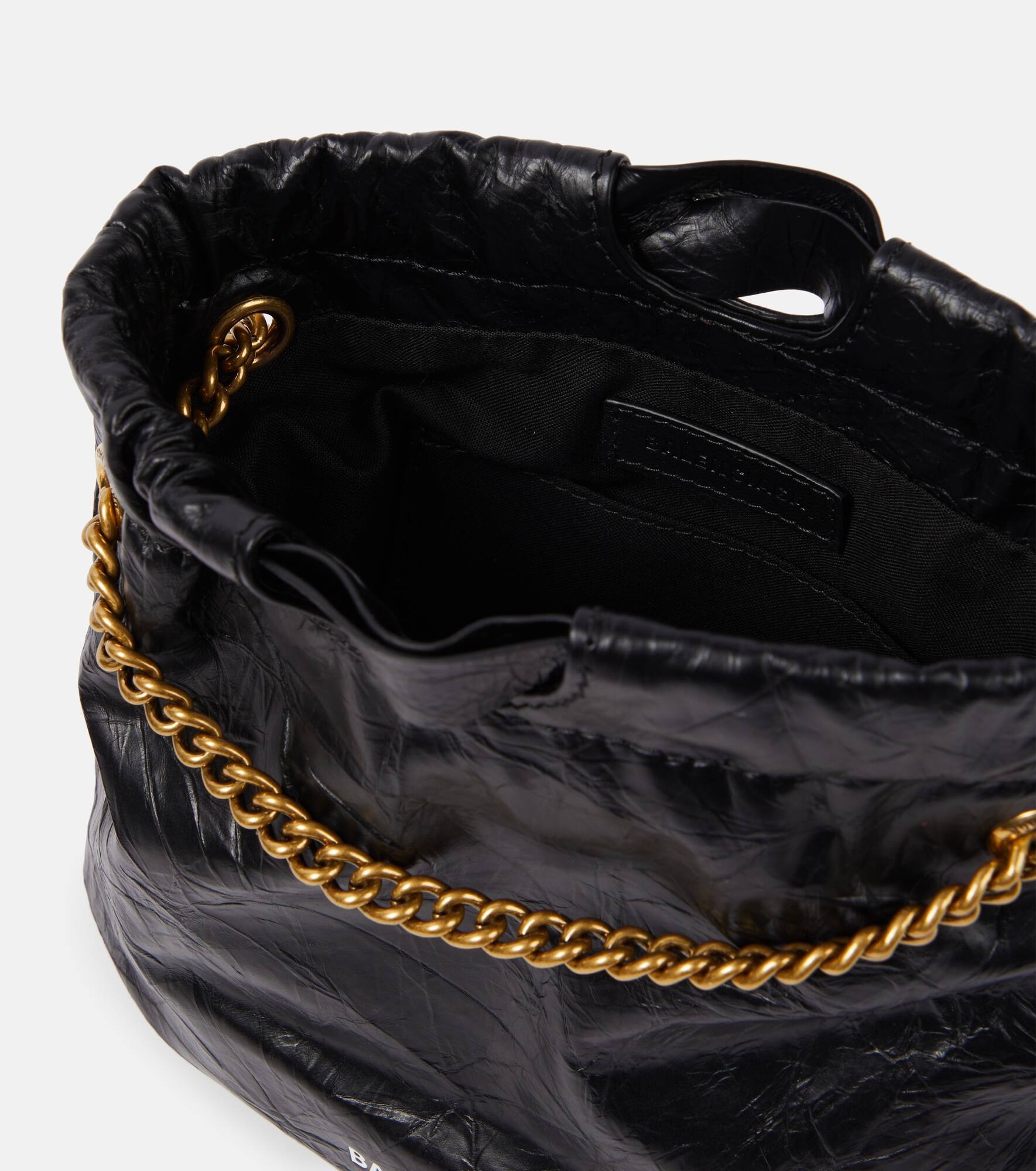 Crush Mini leather tote bag - 3