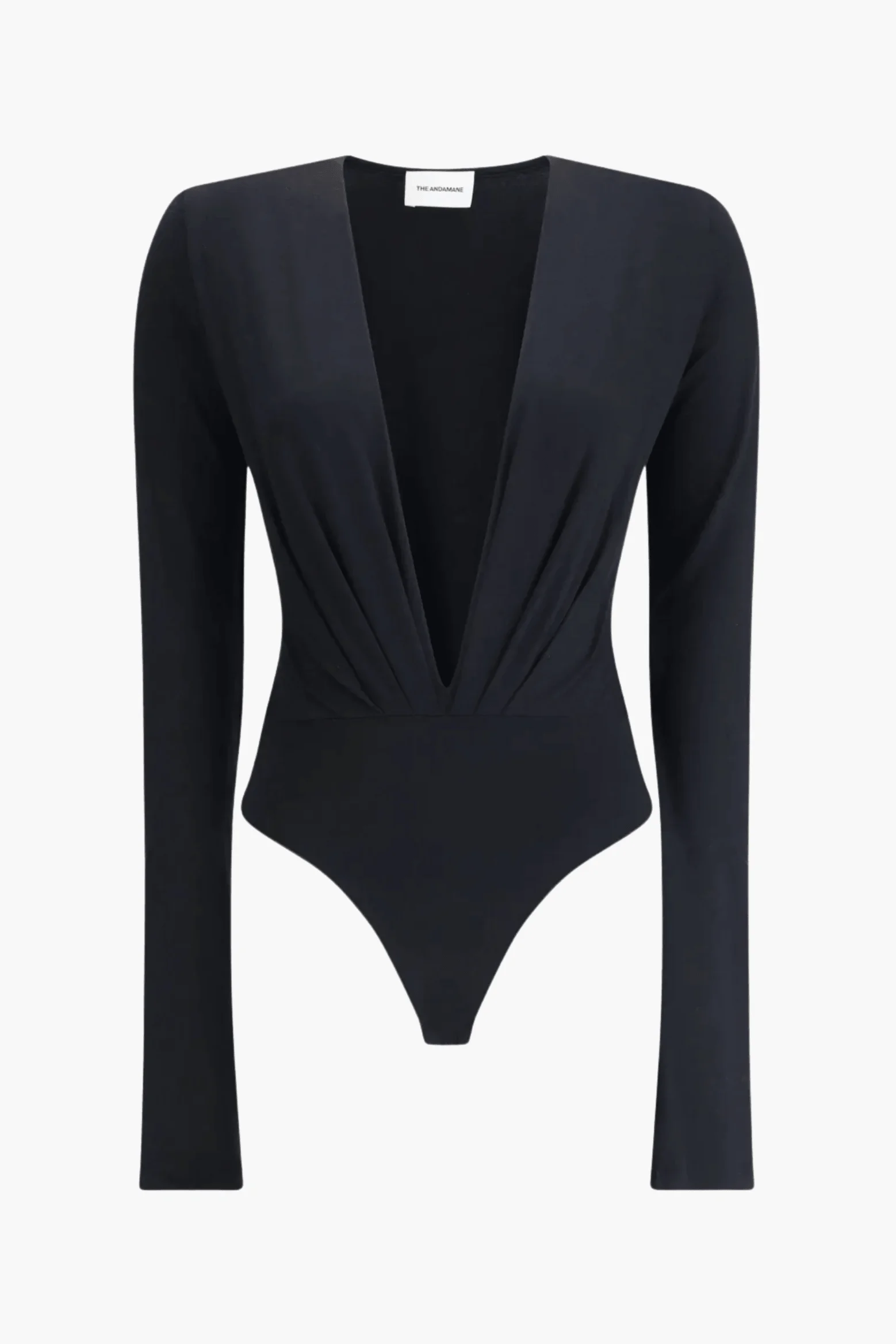 ZELDA DEEP V NECK BODYSUIT - 1