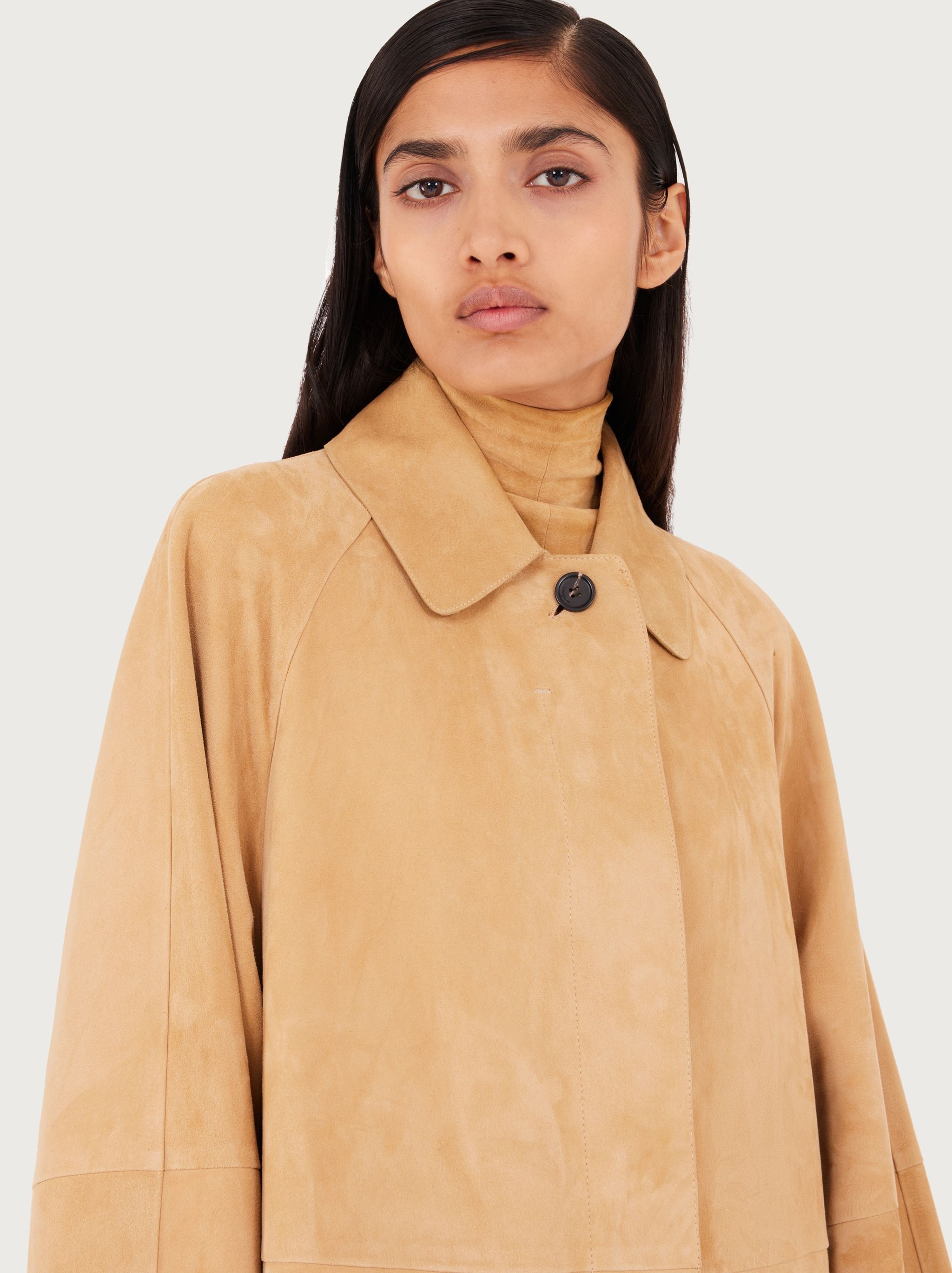 Single breasted suede trench - 5
