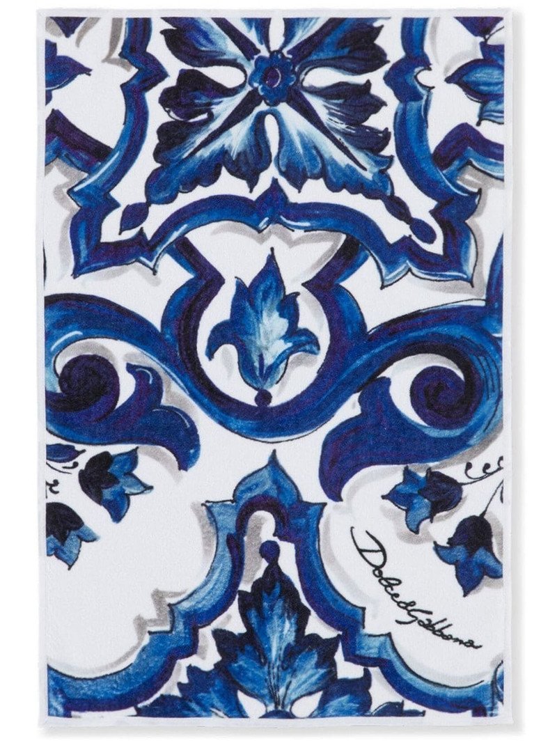 Dolce & Gabbana terry cotton guest towel outlook