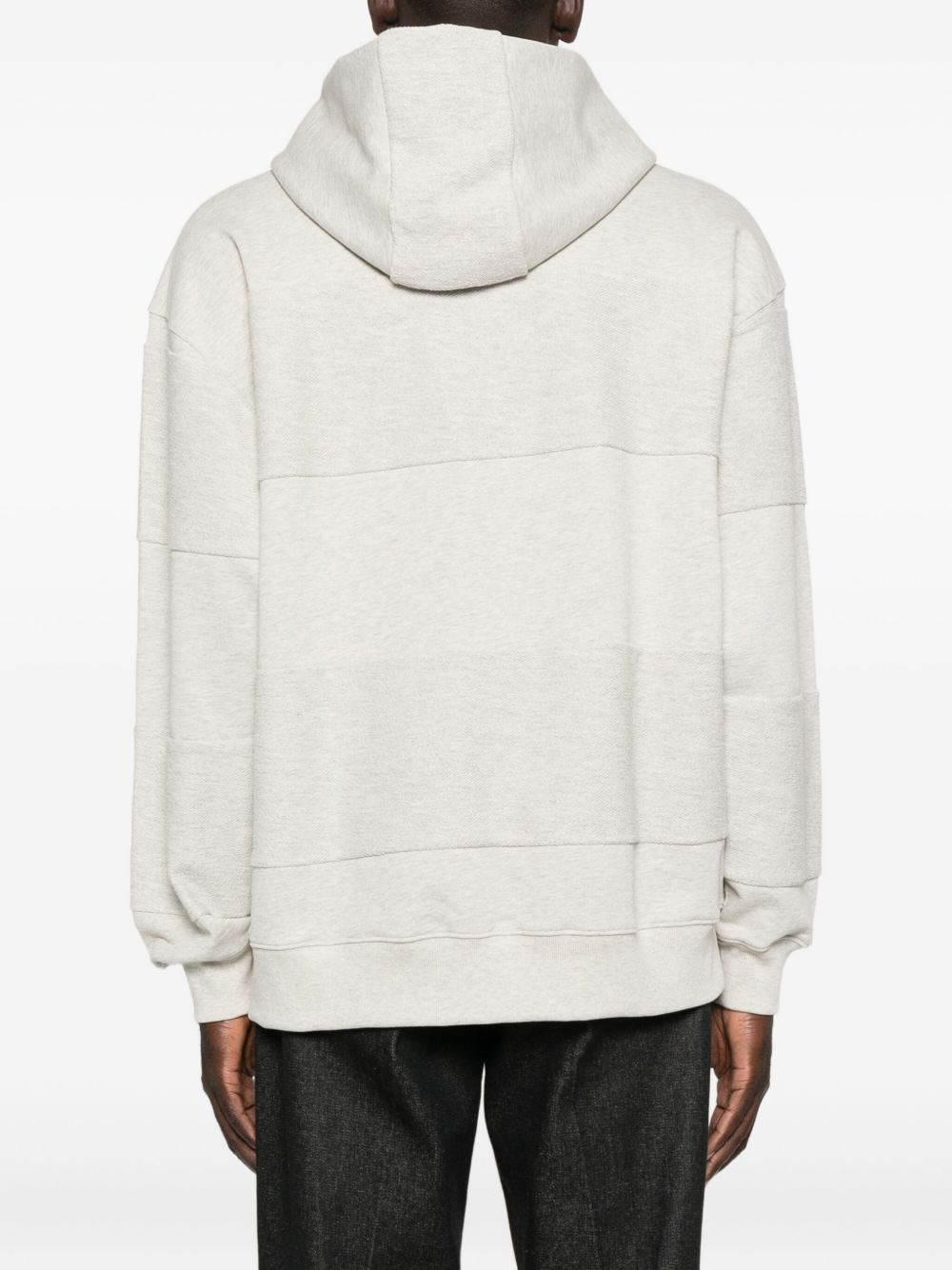 logo-patch long-sleeve hoodie - 4