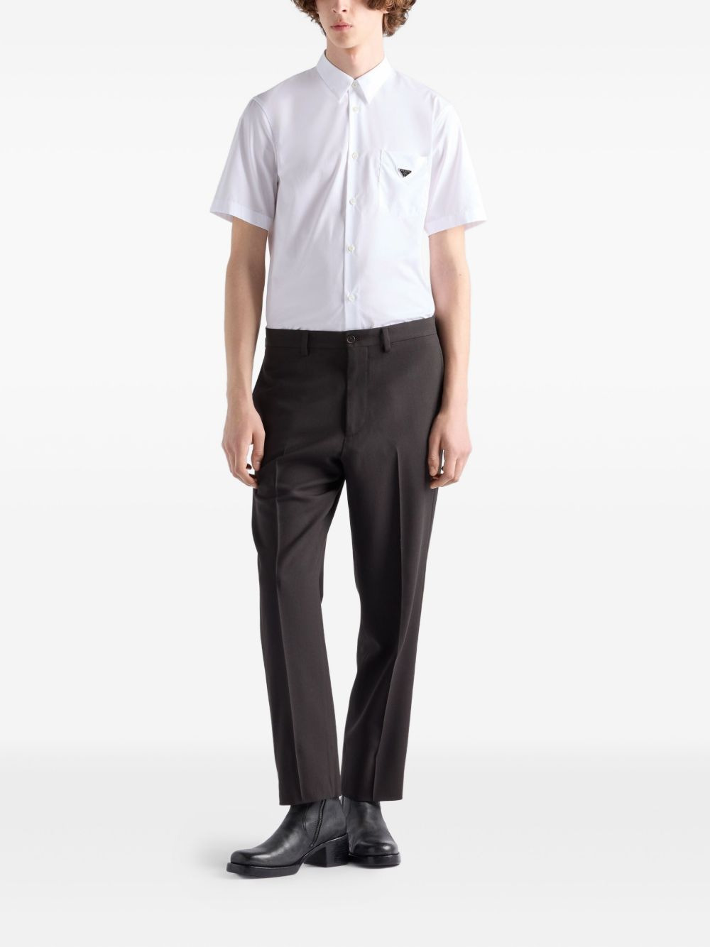 patch-pocket short-sleeve shirt - 2