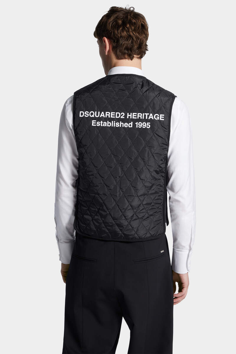 DSQUARED2 URBAN QUILTED VEST - 4
