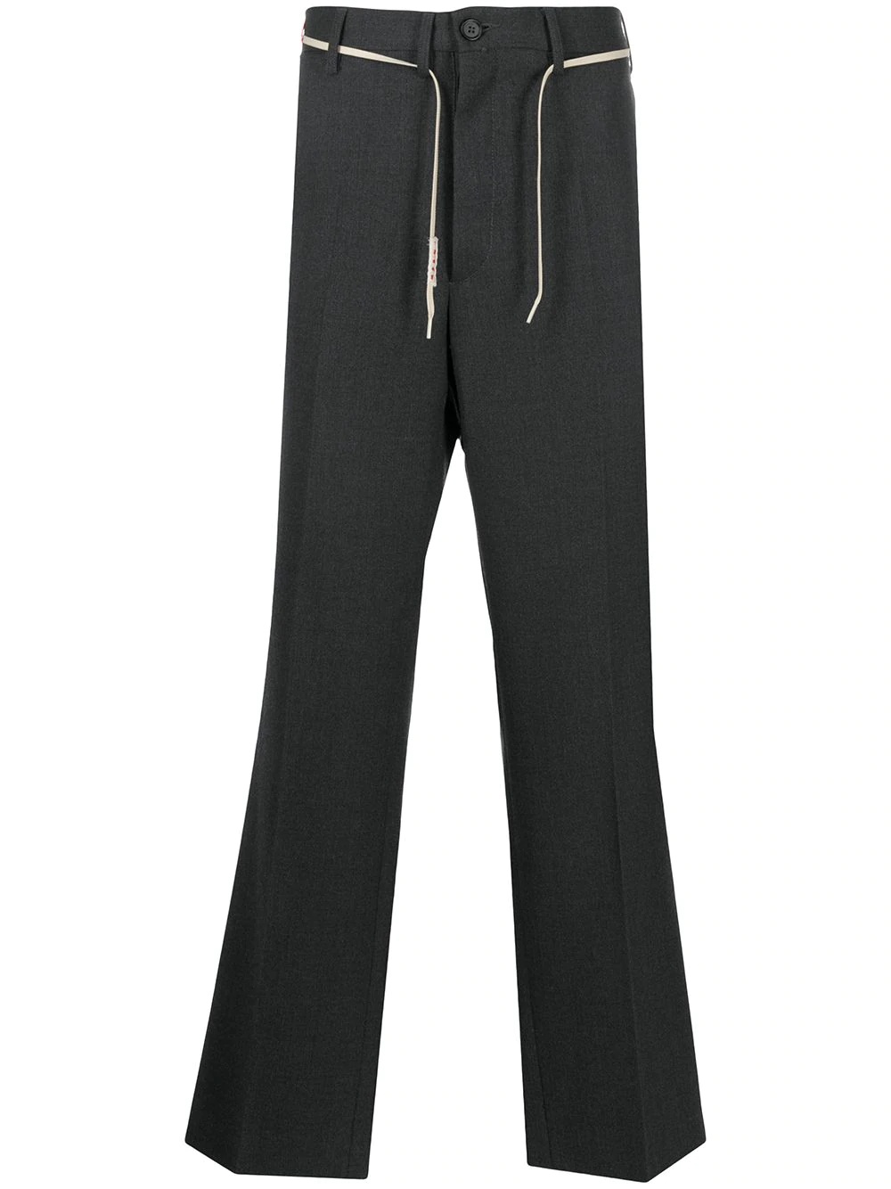 tailored straight-leg trousers - 1