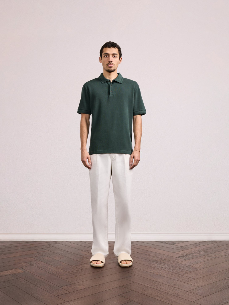 HORACIO COTTON WAFFLE POLO 3