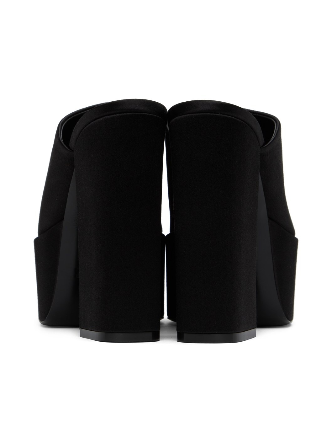 Black Sasha Heeled Sandals - 2