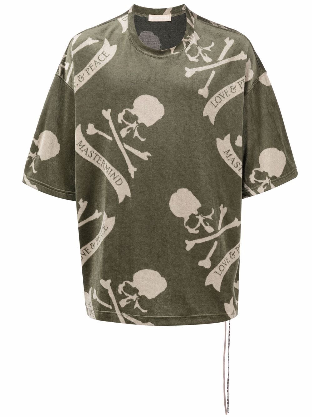 skull and bones print T-shirt - 1