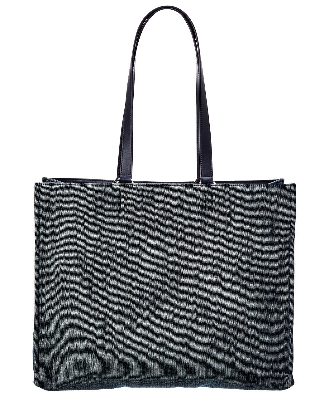 Ferragamo Logo Large Denim & Leather Tote - 2