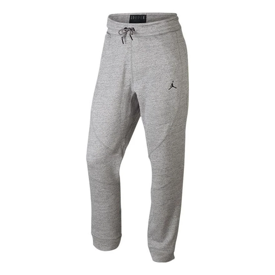 Air Jordan Flying Elastic Waistband Sports Pants Men's Light Grey 860199-063 - 1