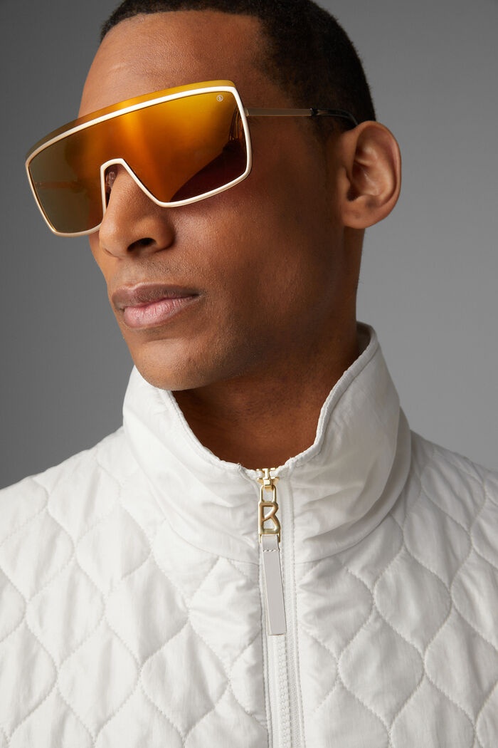 Pride Quilted waistcoat in Off-white - 5