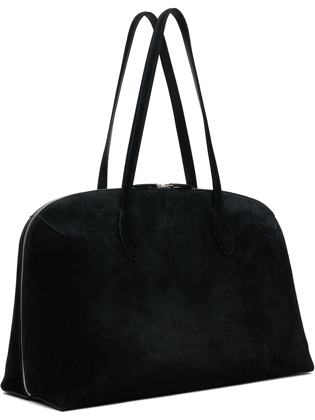 Black Suede Day Tote - 3