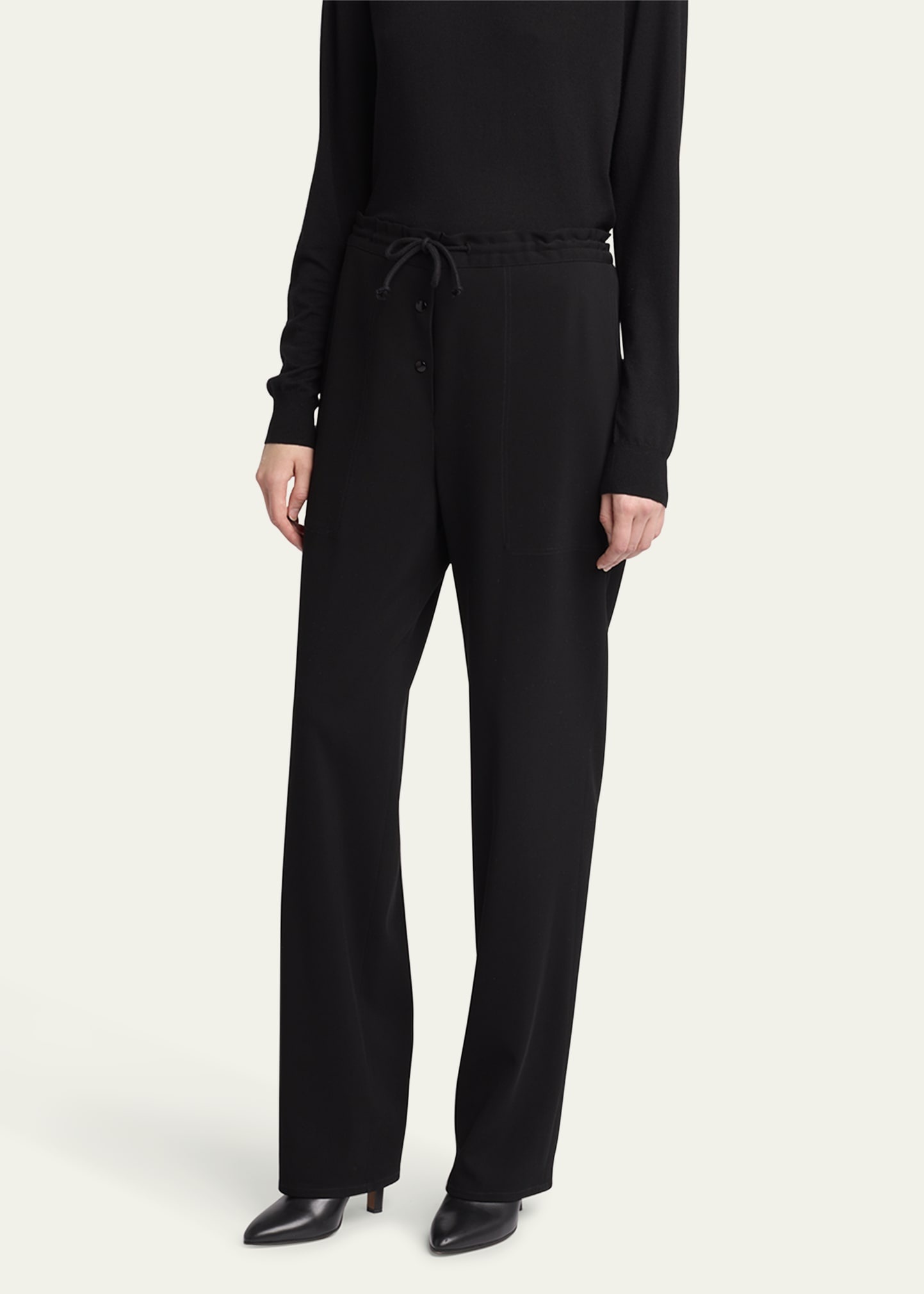 Bonnette Wool Crepe Pants - 4