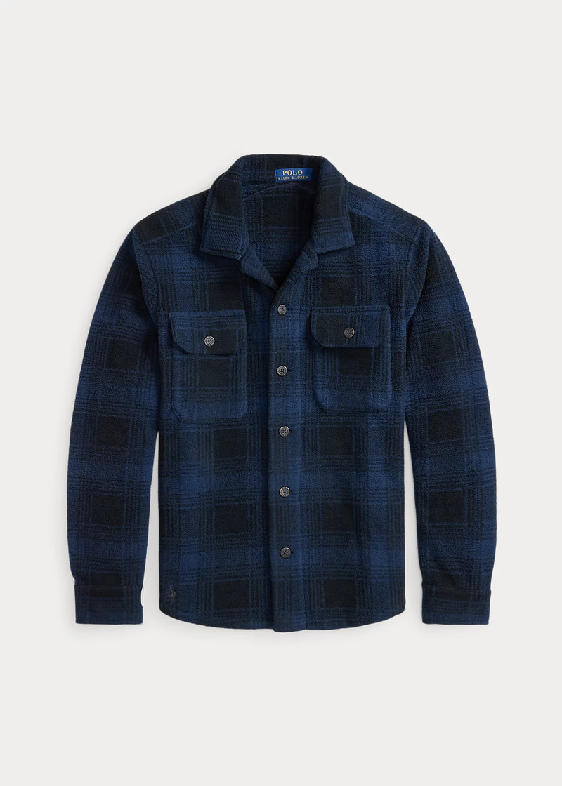 Plaid Pile Fleece Overshirt 1