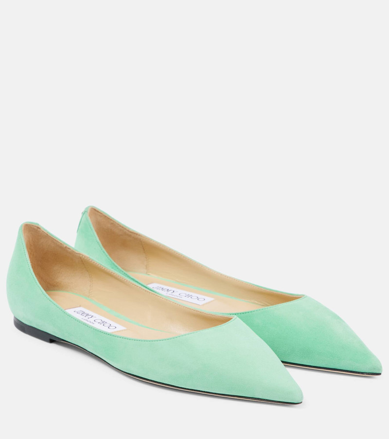Love suede ballet flats - 1