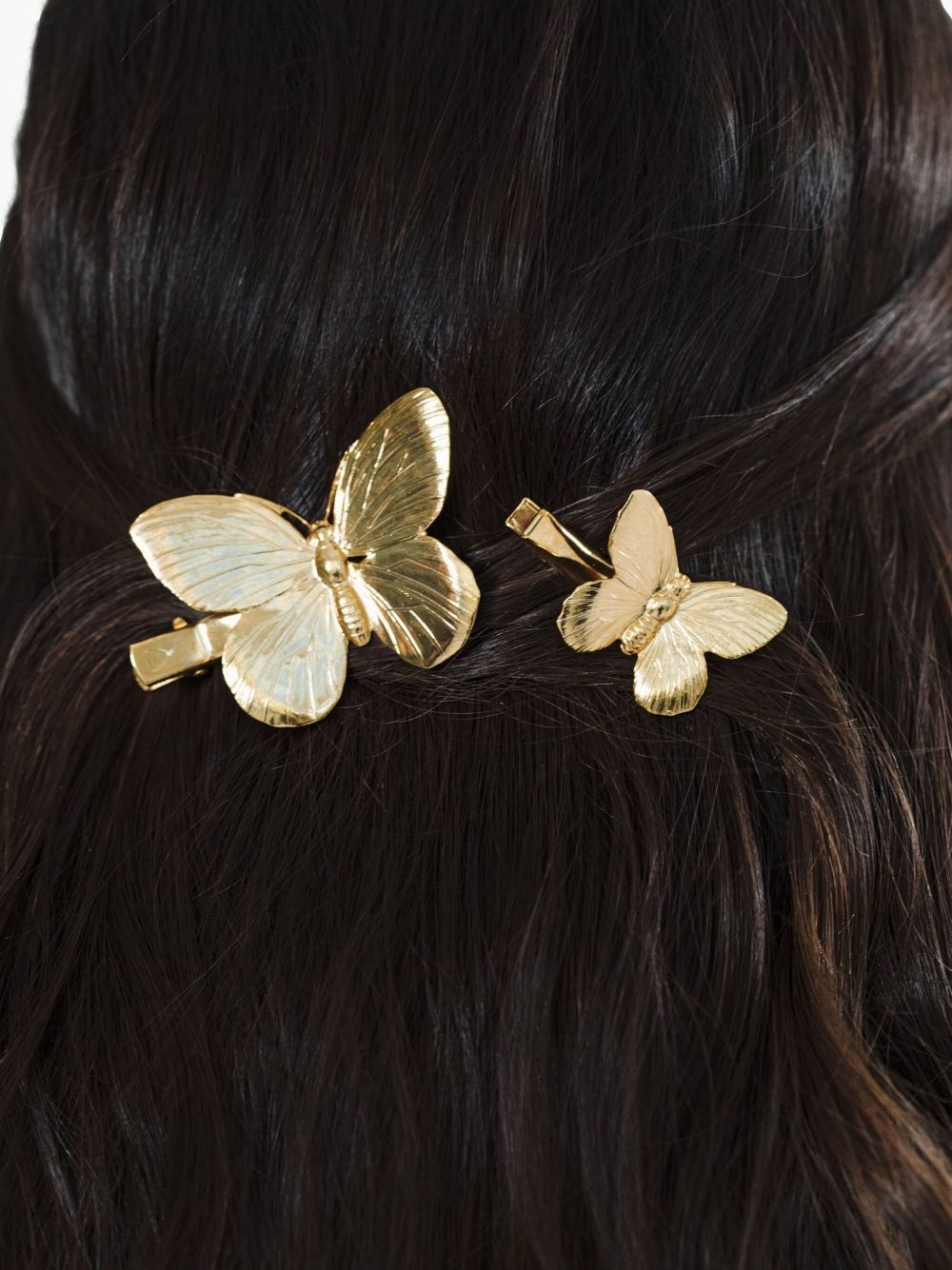 Papillon barrette (set of two) - 4