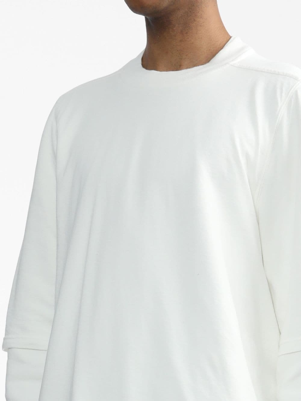 layered drawstring sweatshirt - 5