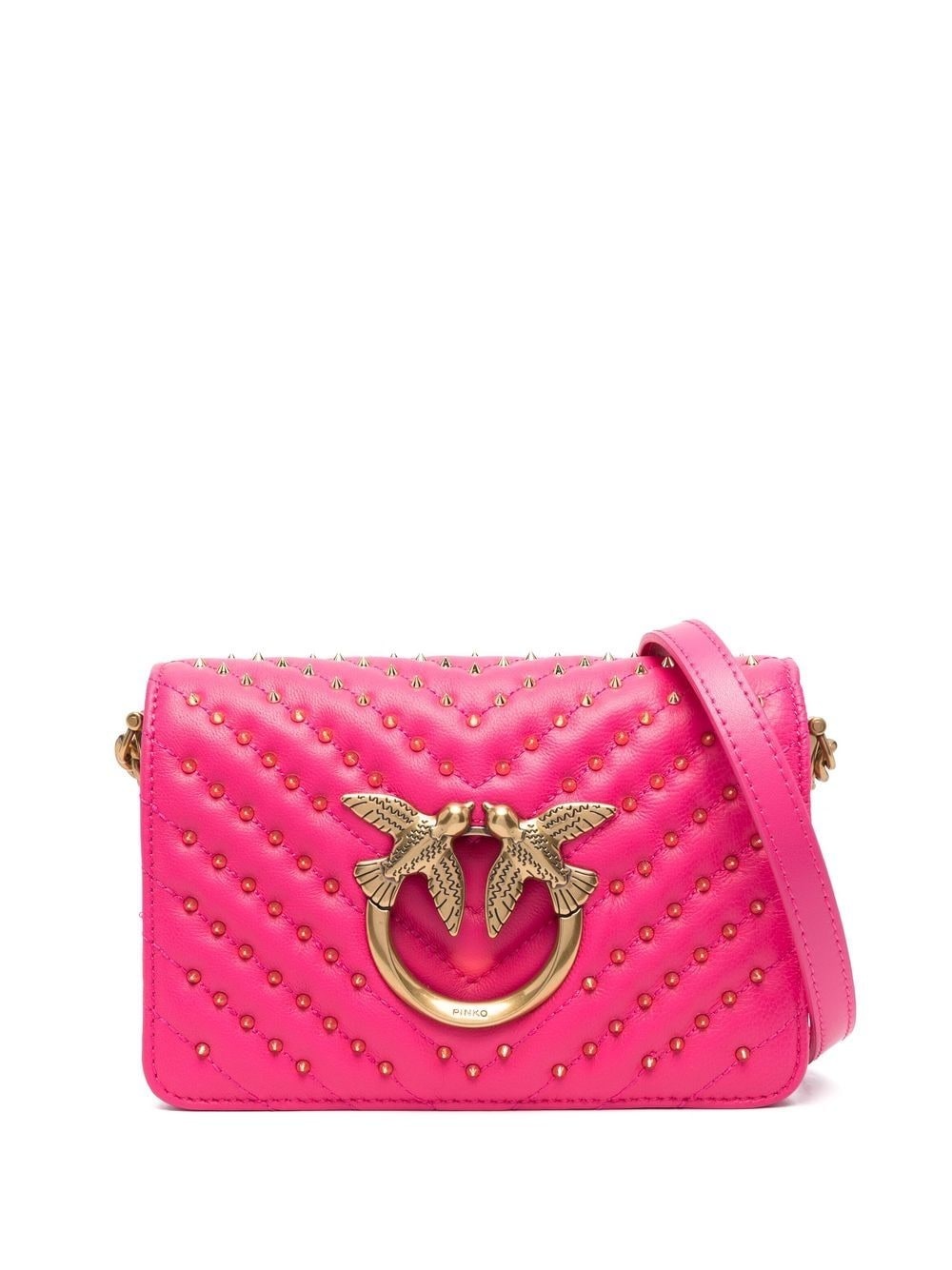 chevron satchel bag - 1