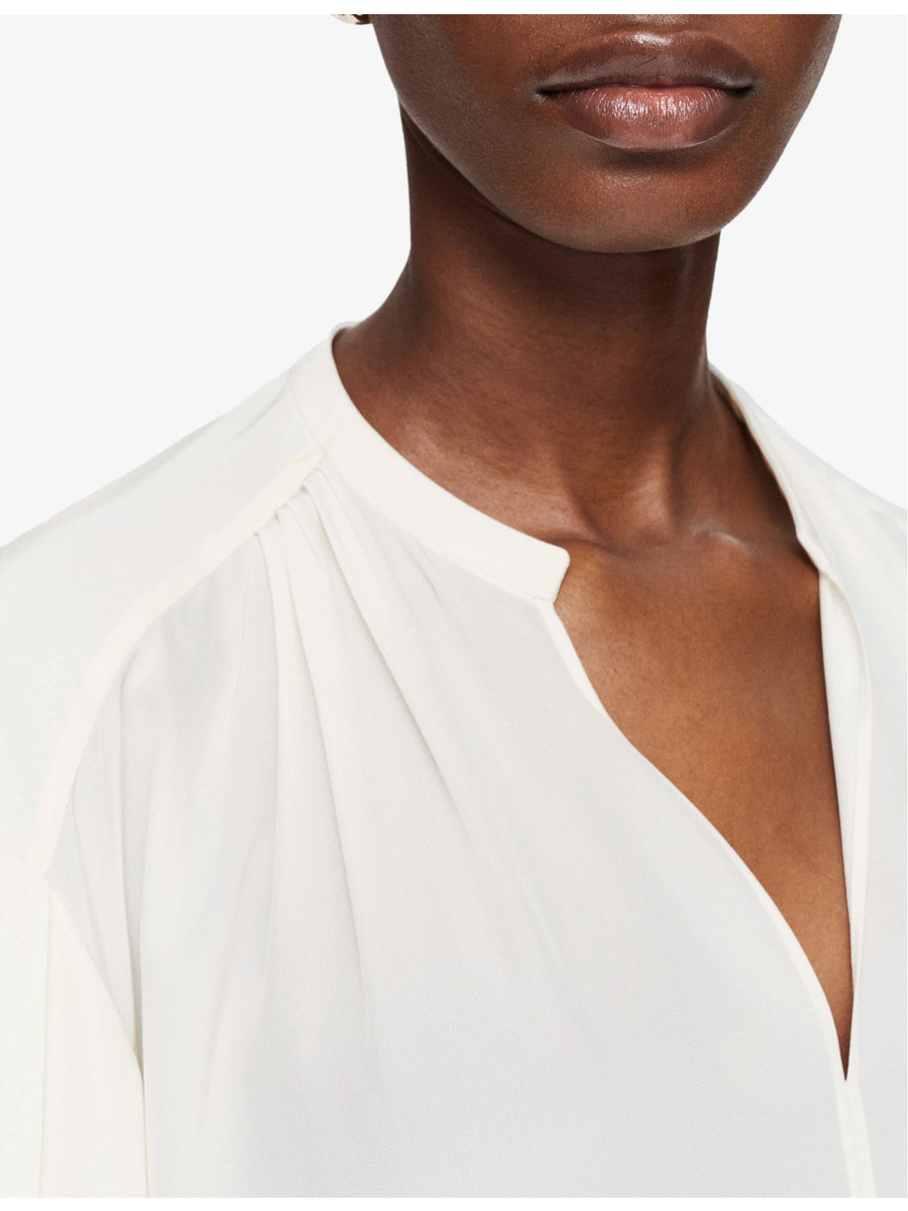 Blondel relaxed-fit silk crepe-de-chine blouse - 5