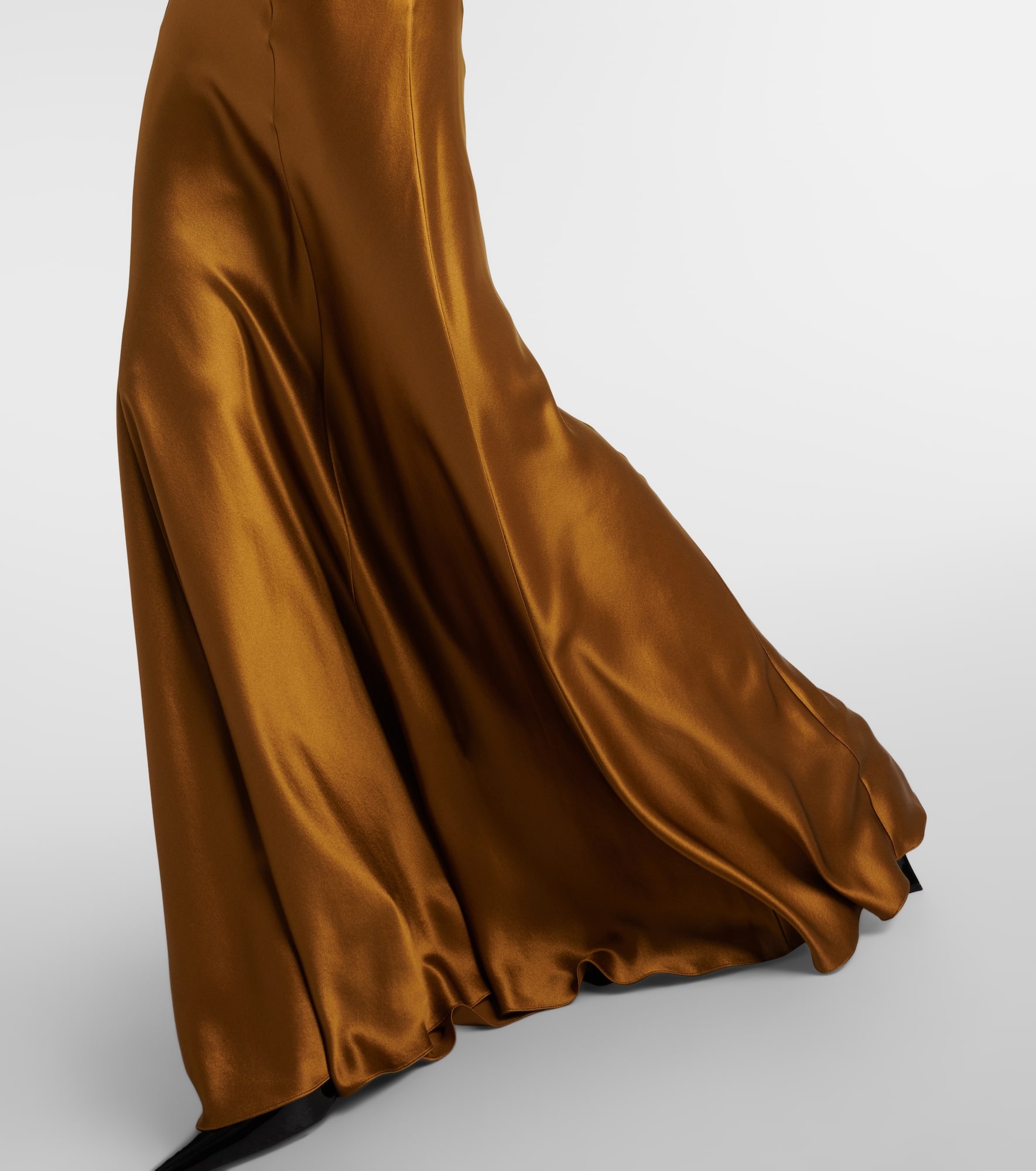 Satin maxi dress - 5