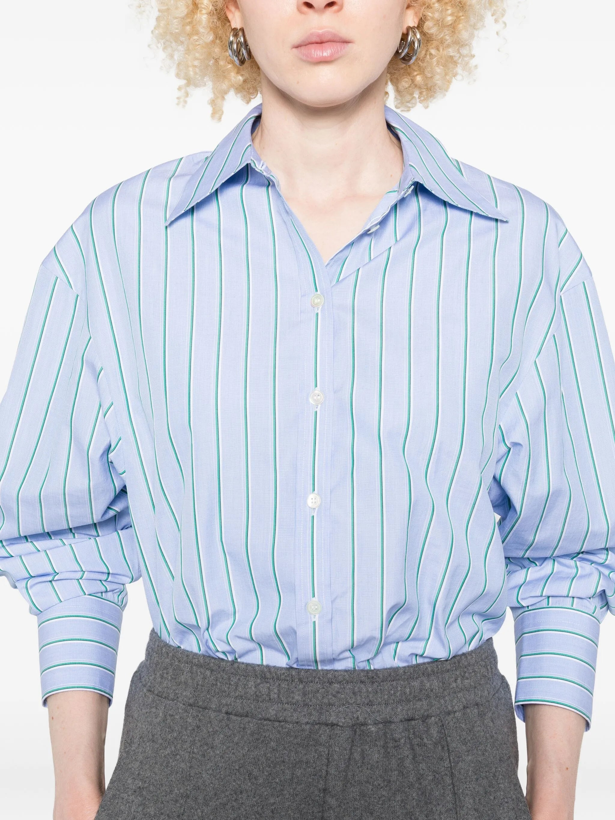Bite Studios Striped Button-down Shirt - 2