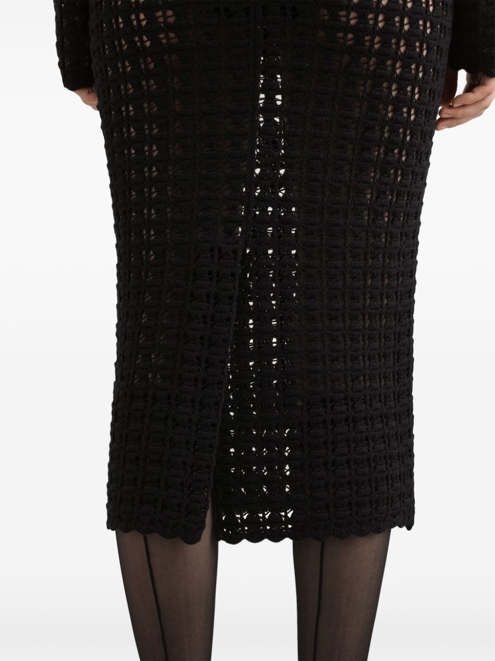 knitted midi skirt - 5