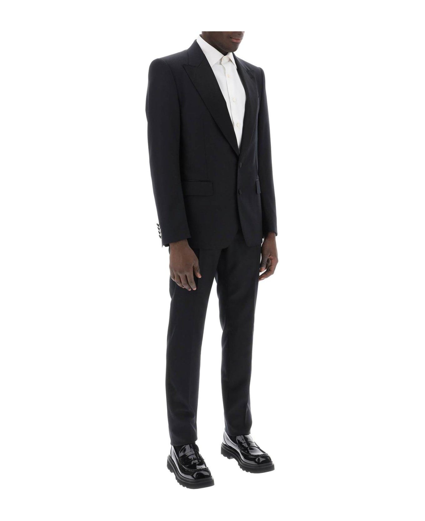 Single-breasted Pressed Crease Tailored Suit - 2