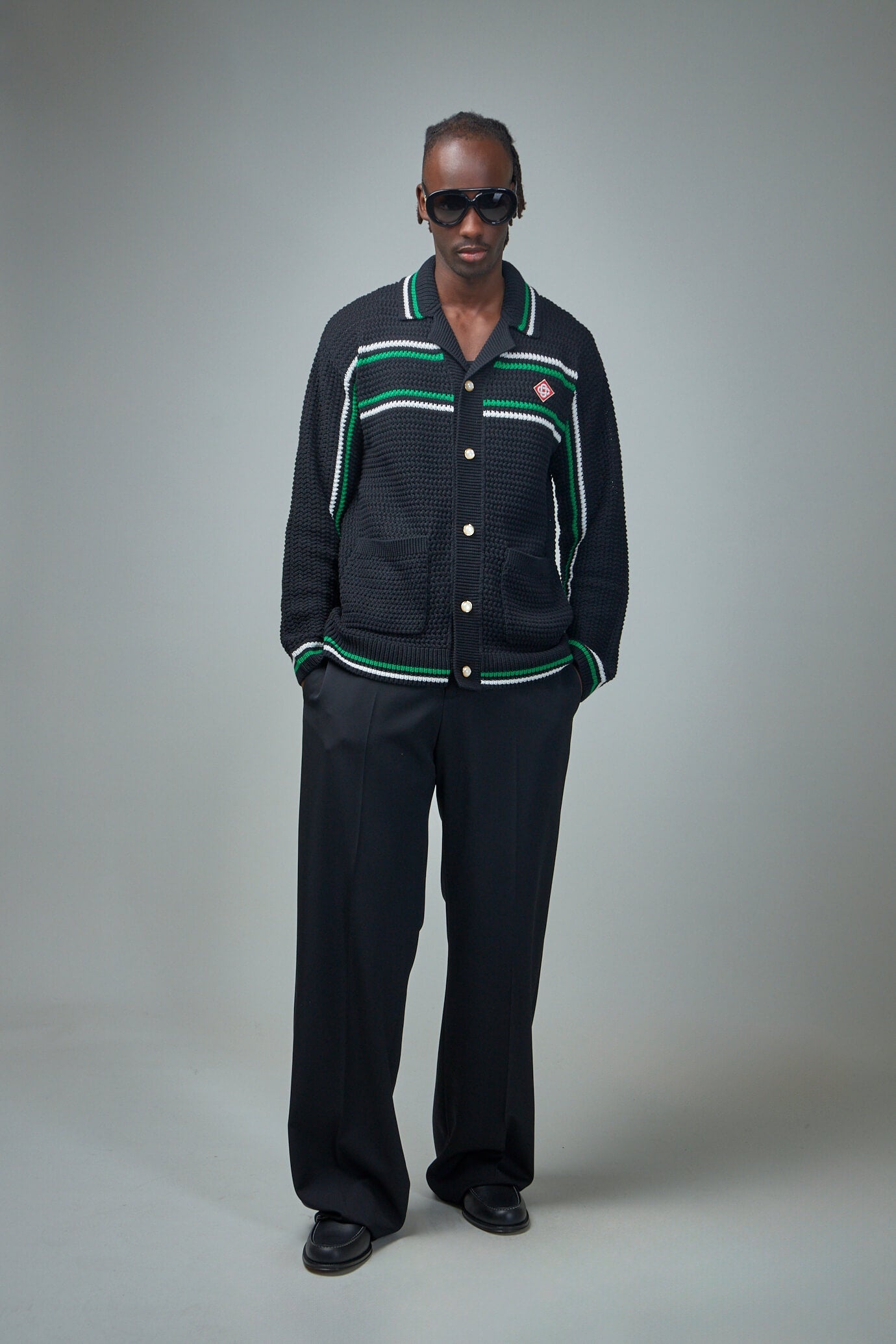 CASABLANCA Crochet Tennis Shacket labelsfashion REVERSIBLE