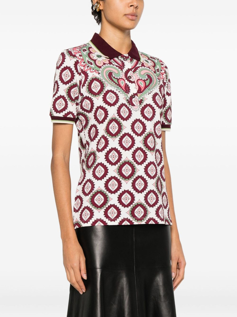 patterned polo top 3